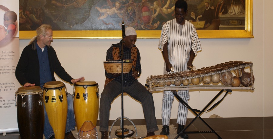 Cheikh, Lamine und Sigi